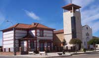 Las escuelas e iglesia de Villafer